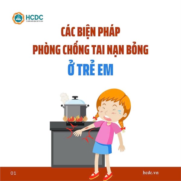 Các biện pháp phòng tránh tai nạn bỏng ở trẻ em