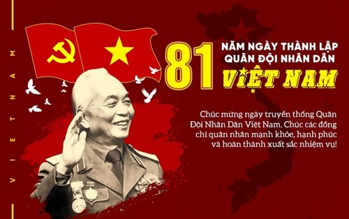Chào mừng kỷ niệm 81 năm Ngày thành lập Quân đội Nhân dân Việt Nam (22/12/1944 - 22/12/2025) và 36 năm Ngày hội Quốc phòng toàn dân (22/12/1989 - 22/12/2025)