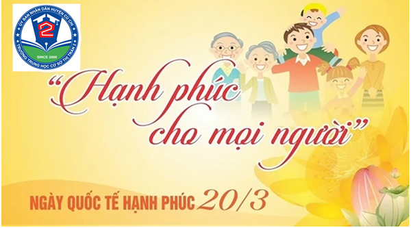 Tuyên truyền ngày Quốc tế Hạnh phúc 20/3
