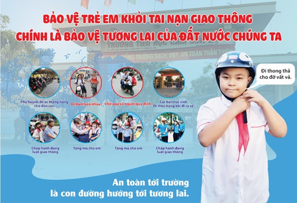 Phối hợp tuyên truyền an toàn giao thông cho học sinh  nhằm kéo giảm ùn tắc giao thông trên địa bàn Thành phố Hồ Chí Minh