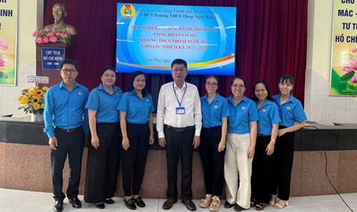 Hội nghị Ban chấp hành (mở rộng) Công đoàn Trường THCS Thoại Ngọc Hầu - Khóa IV, Nhiệm kỳ 2023 - 2028