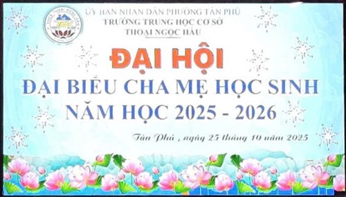 Đại hội đại biểu cha mẹ học sinh, năm học 2025-2026