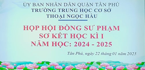 🌻 Họp Hội Đồng Sư Phạm Sơ Kết Học Kỳ I, Năm Học 2024 - 2025