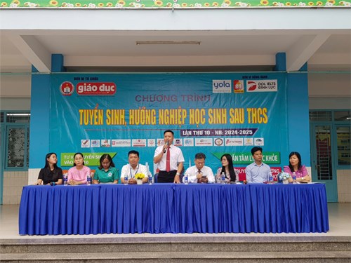 Chương trình Tư vấn tuyển sinh, hướng nghiệp học sinh sau THCS năm học 2024 – 2025