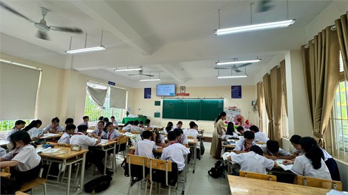 Tổ KHTN-CN tổ chức thao giảng Tháng 12/2024