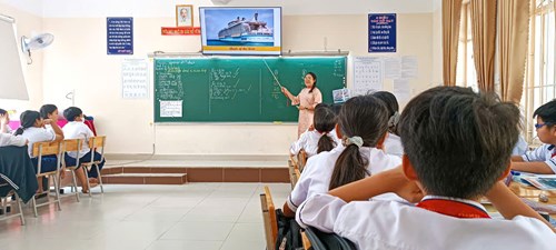 Thao giảng tổ tháng 9 năm học 2024-2025