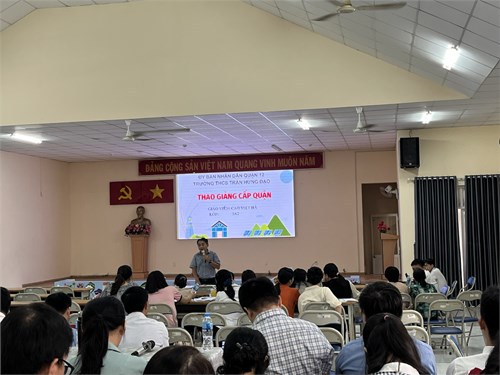 Thao giảng và chuyên đề tại trường THCS Trần Hưng Đạo.