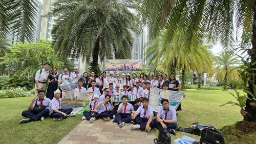 Tổ Tiếng Anh Trường THCS Tôn Thất Tùng tổ chức hoạt động chuyên đề  HỒ CHÍ MINH - MEGACITY: Khám Phá, Trải Nghiệm, Tự Hào! , năm học 2025 - 2026