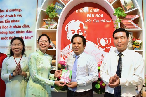 Không gian văn hóa độc đáo ở trường THCS Trần Huy Liệu