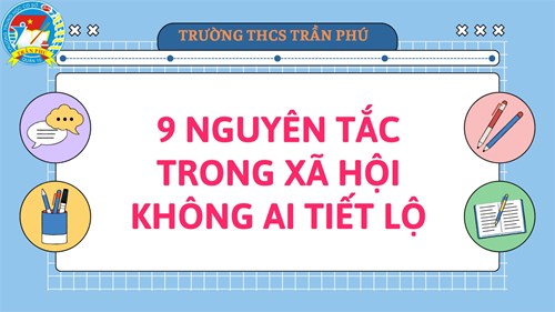 9 nguyên tắc trong xã hội