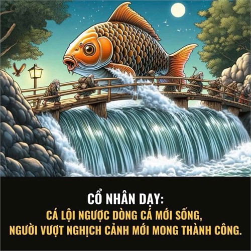 Cá lội ngược dòng cá mới sống, người vượt nghịch cảnh mới thành công