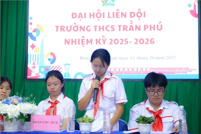  đại hội liên đội - ngày hội của niềm tin và nhiệt huyết tuổi học trò 