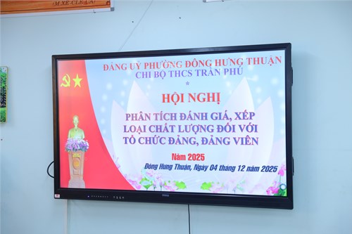 Hội nghị phân tích đánh giá xếp loại chất lượng đối với tổ chức Đảng, đảng viên