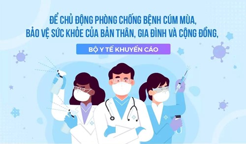 5 biện pháp theo khuyến cáo của Ngành Y tế để chủ động phòng, chống bệnh cúm mùa