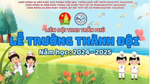 Lễ trưởng thành đội năm học 2024 - 2025