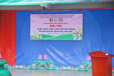 Hội thi nghi thức đội tntp hồ chí minh - năm học 2024 - 2025