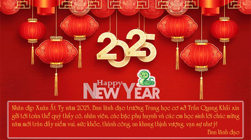 Chúc mừng năm mới 2025