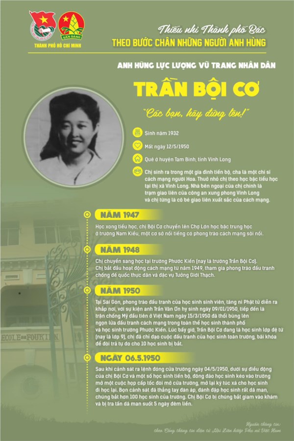 Trần Bội Cơ – ngọn lửa tuổi 18, dáng đứng kiên cường