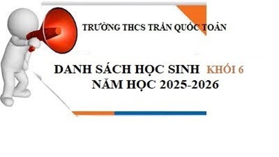 Danh sách học sinh lớp 6 - năm học 2025-2026