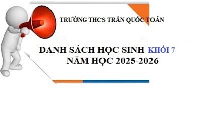 Danh sách học sinh lớp 7 - năm học 2025-2026