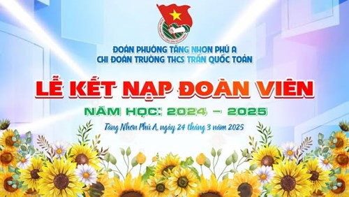 Lễ kết nạp đoàn viên – ngày hội của những trái tim nhiệt huyết