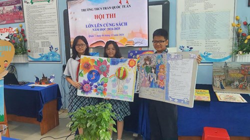 Hội thi Lớn lên cùng sách cho các Khối lớp 6-7-8-9 năm học 2024-2025.