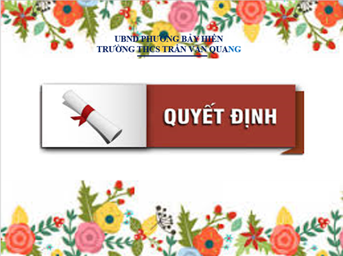 Quyết định số 102/QĐ-THCSTVQ ngày 14 tháng 10 năm 2025 của trường THCS Trần Văn Quang về việc ban hành quy chế thực hiện công khai tài chính năm 2025
