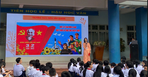 Sinh hoạt tuyên truyền kỷ niệm  Ngày thành lập Đảng 3/2 