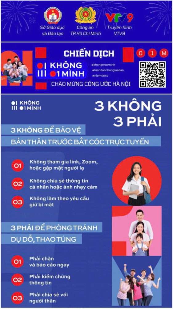 Phát động tuyên truyền Chiến dịch  Không một mình - Cùng nhau an toàn trực tuyến 