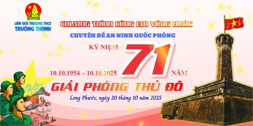 Trường thcs trường thạnh tổ chức chuyên đề an ninh quốc phòng
