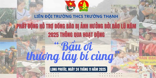 Thcs trường thạnh lan tỏa tinh thần  lá lành đùm lá rách 