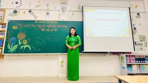 Hình ảnh và video tiết NCBH_Bài minh họa: Ngành nghề phổ biến trong lĩnh vực cơ khí_GV thực hiện: Phạm Thị Yến Duyên