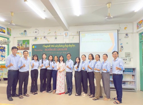 Hình ảnh chuyên đề đổi mới phương pháp dạy học LS-ĐL khối 6_Bài dạy minh hoạ: Nguồn gốc loài người_GV Thực hiện: Cô Phạm Ngọc Thanh Phương