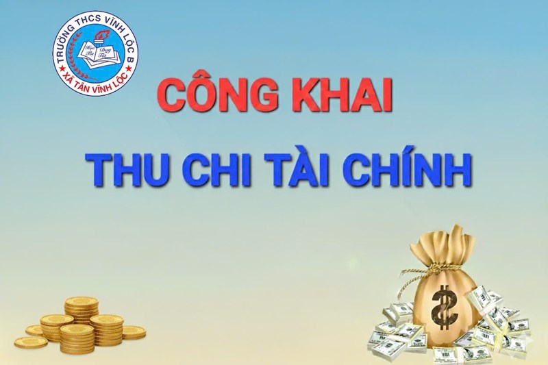 Công khai thu chi tài chính