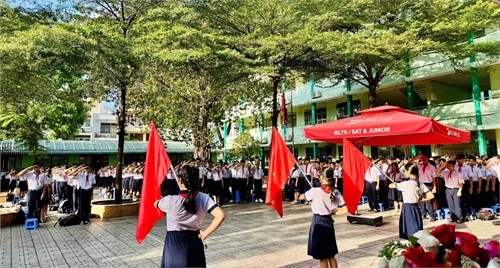 Lễ trưởng thành Đội cho Học sinh khối 9