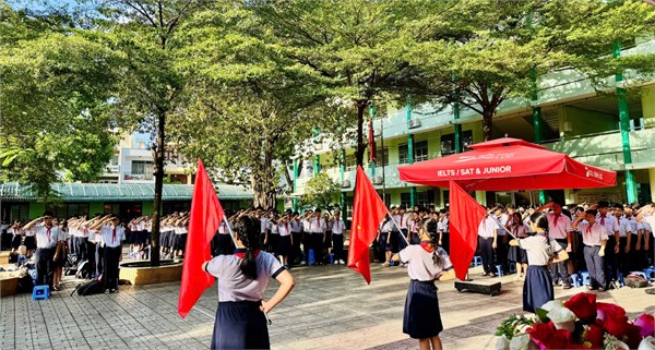 Lễ trưởng thành Đội cho Học sinh khối 9