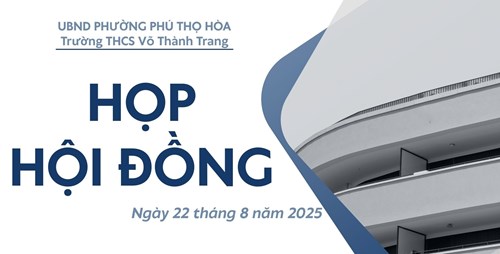Tổ chức họp hội đồng trường thông qua các chương trình giáo dục trong nhà trường năm học 2025-2026