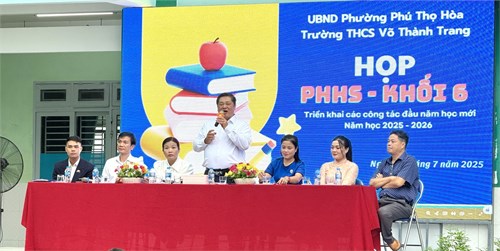 Họp Cha Mẹ Học Sinh trước khi bước vào năm học mới