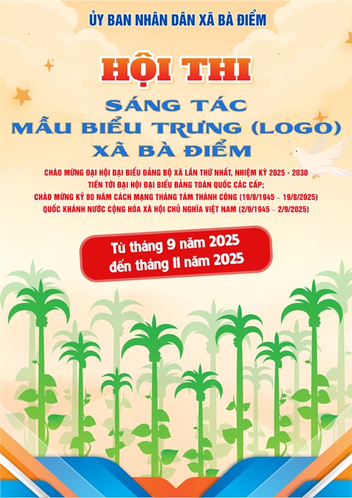 Thông báo Hội thi sáng tác mẫu biểu trưng (Logo) xã Bà Điểm