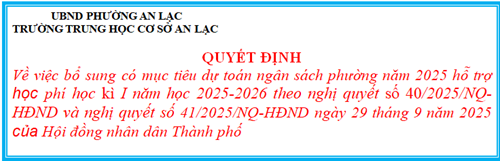 Bổ sung có mục tiêu dự toán ngân sách phường năm 2025