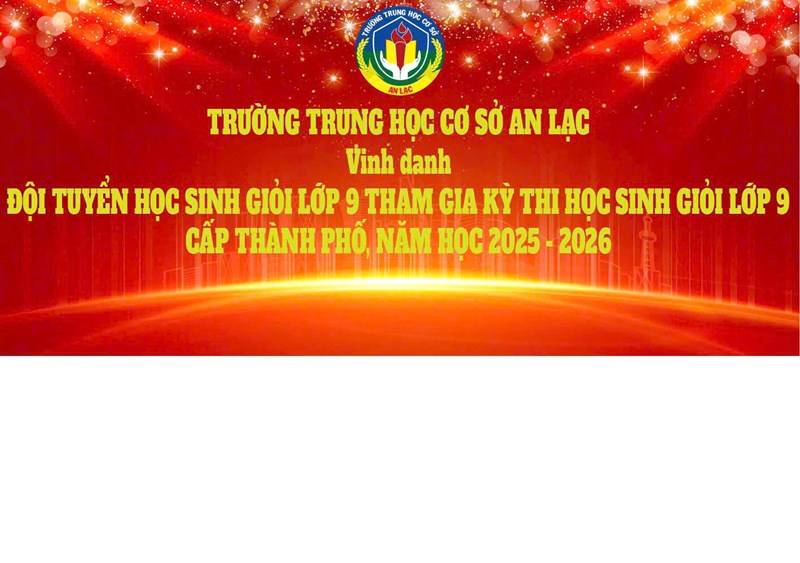 Hình ảnh học sinh lớp 9 đạt giải học sinh giỏi cấp thành phố năm học 2025-2026