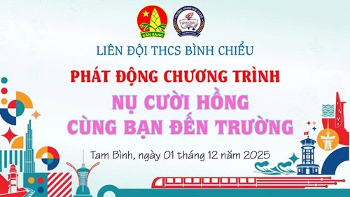 📢 Chương trình “Nụ cười hồng – Cùng bạn đến trường” 📢