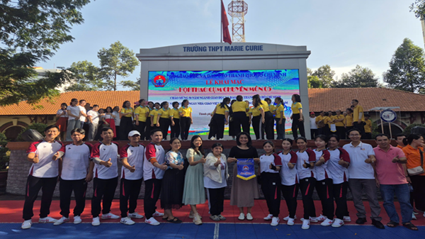 Lan tỏa phong trào thể dục thể thao qua Hội thao Cụm 5 năm 2025 của Trường THCS Bình Quới Tây