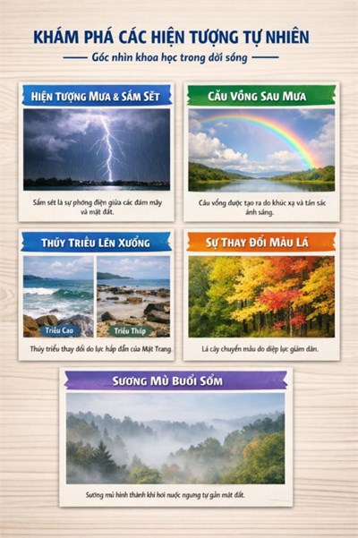 Những hiện tượng tự nhiên quanh ta – góc nhìn khoa học trong đời sống