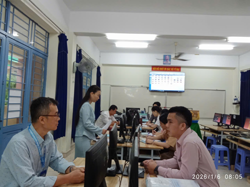 Sinh hoạt chuyên môn tổ công nghệ – tin học tháng 01 lần 1 năm 2026