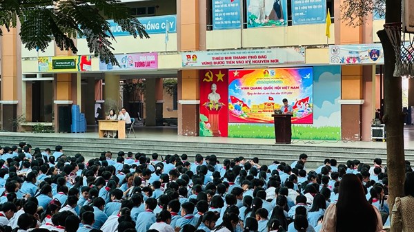 Sinh hoạt đầu tuần 24: vinh quang quốc hội việt nam – hướng tới ngày hội bầu cử của toàn dân