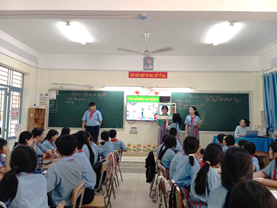 Tiết thao giảng “trò chơi cướp cờ”