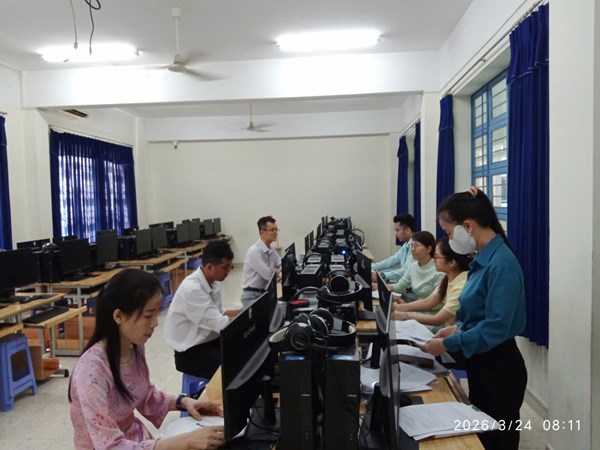 Sinh hoạt chuyên môn tổ công nghệ – tin học: đẩy mạnh đổi mới, chuẩn hóa kiểm tra giữa kỳ ii