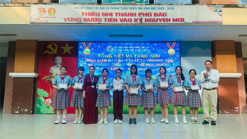 Tổng kết và trao giải cuộc thi “sáng kiến bảo đảm trật tự trường học về phòng, chống bạo lực học đường” lần iii năm 2026