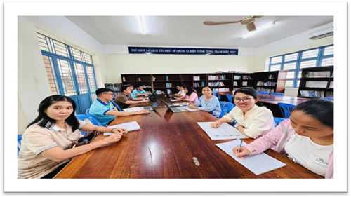 Sinh hoạt chuyên môn tổ toán: “ khai xuân thắng lợi”